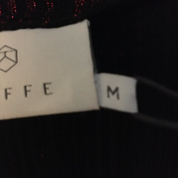 NWT Kaffe Sparkly Metallic Holiday Mock Neck Dress - Picture 12 of 15